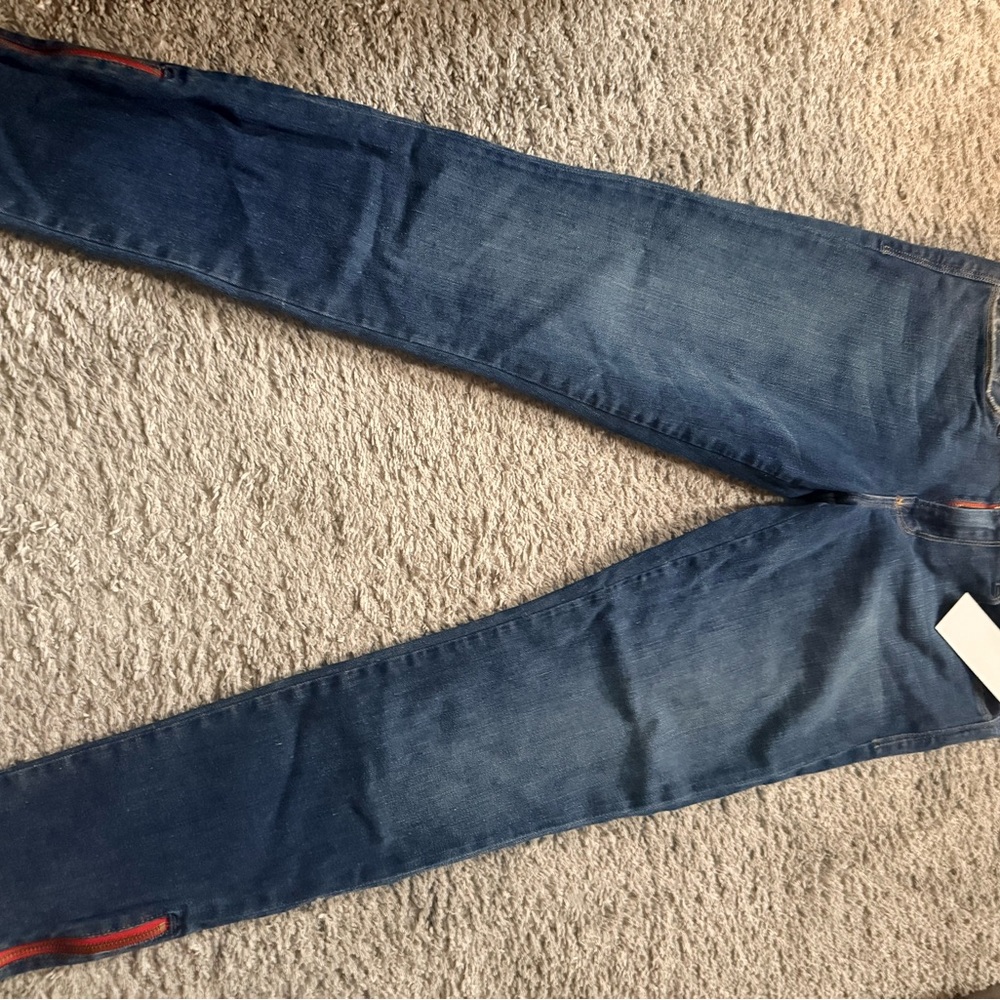 ETIENNE MARCEL Classic Slim Blue Denim Jeans